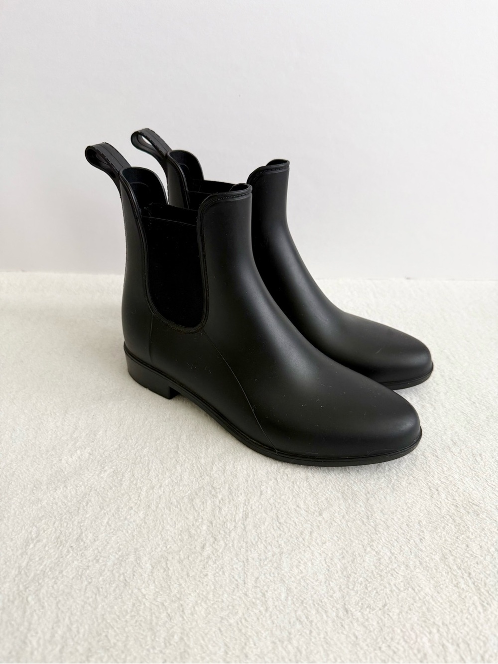 Capelli Black Chelsea Waterproof Rain Boots Women's Size 8 - Picture 2 of 12